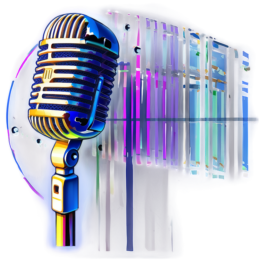 Live Streaming Podcast Microphone Png Xvv60 PNG image