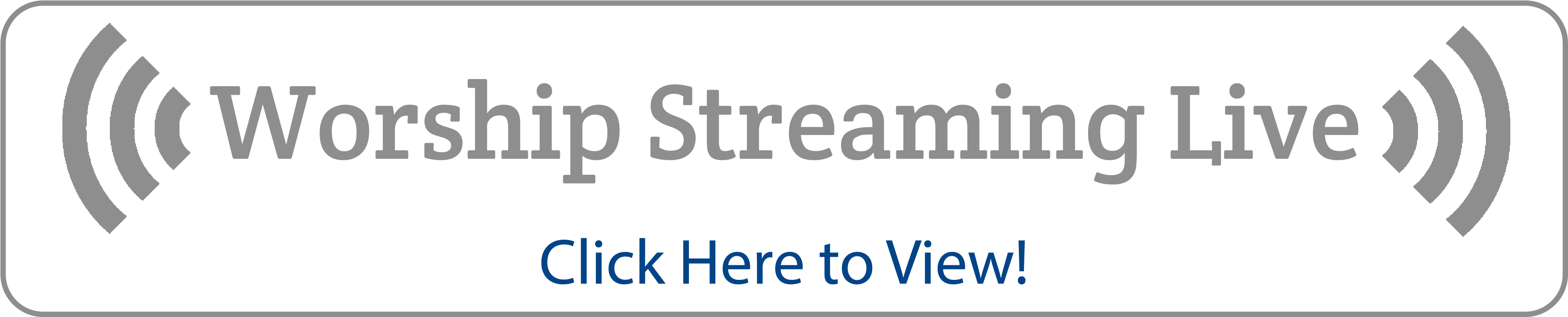 Live Worship Streaming Button PNG image