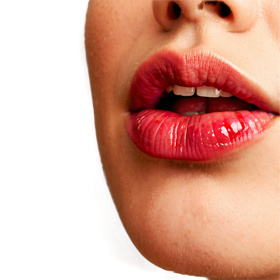 Lively Biting Lip Image Png Slk PNG image