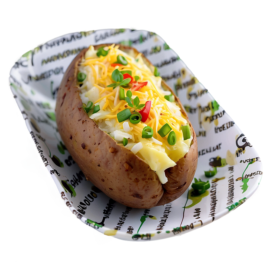 Loaded Baked Potato Png 06212024 PNG image