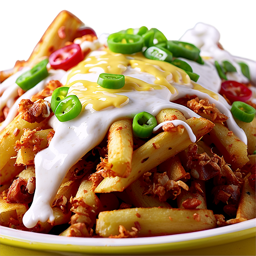 Loaded Cheese Fries Png Rhl63 PNG image