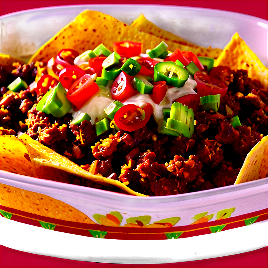 Loaded Nacho Bowl Png 51 PNG image