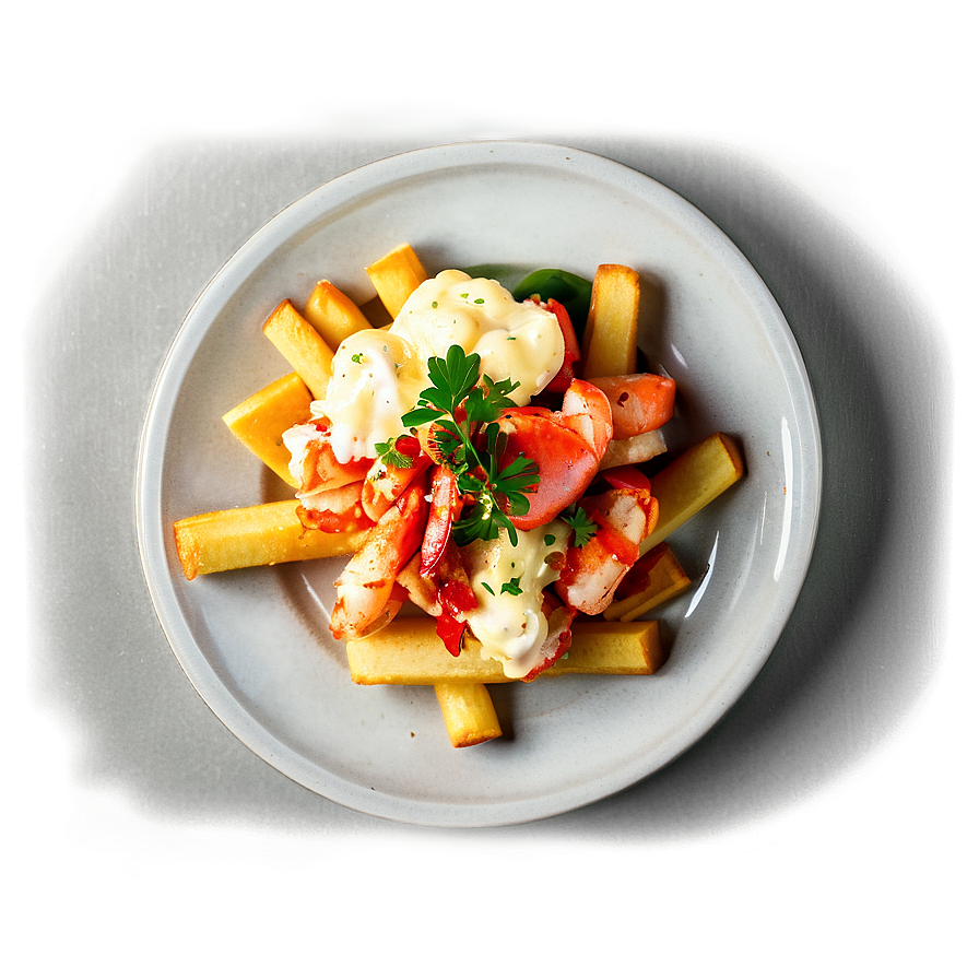 Lobster Poutine Luxury Png Adn PNG image