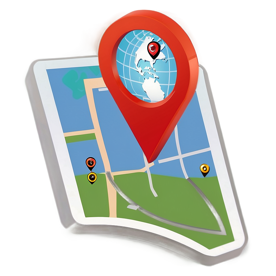 Location Pin And Map Png 05252024 PNG image