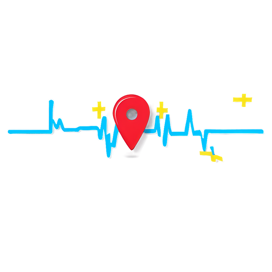 Location Pin With Pulse Png Xvf91 PNG image