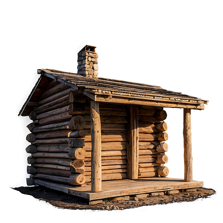 Log Cabin At Sunrise Png 06122024 PNG image