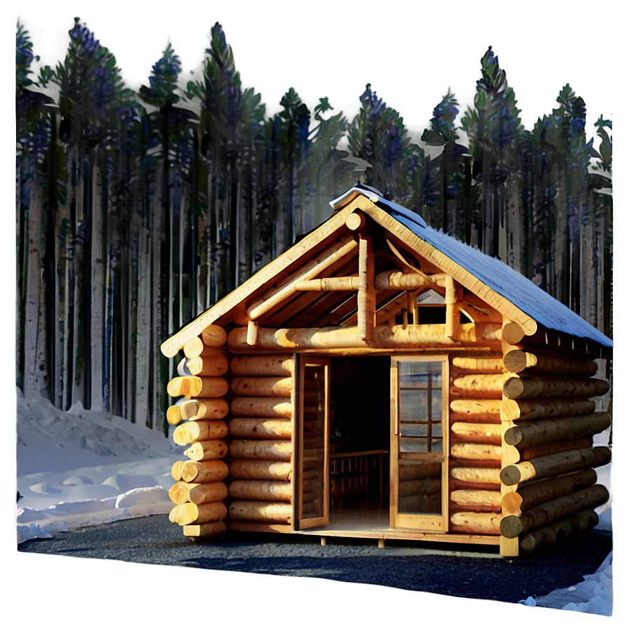 Log Cabin Construction Process Png Yko PNG image