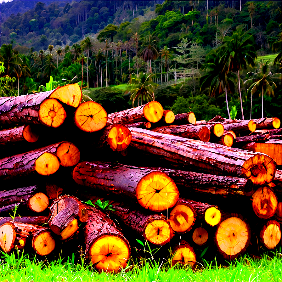 Logging Industry And Deforestation Png Iwl15 PNG image