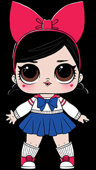 Lol Dollin Sailor Outfit PNG image