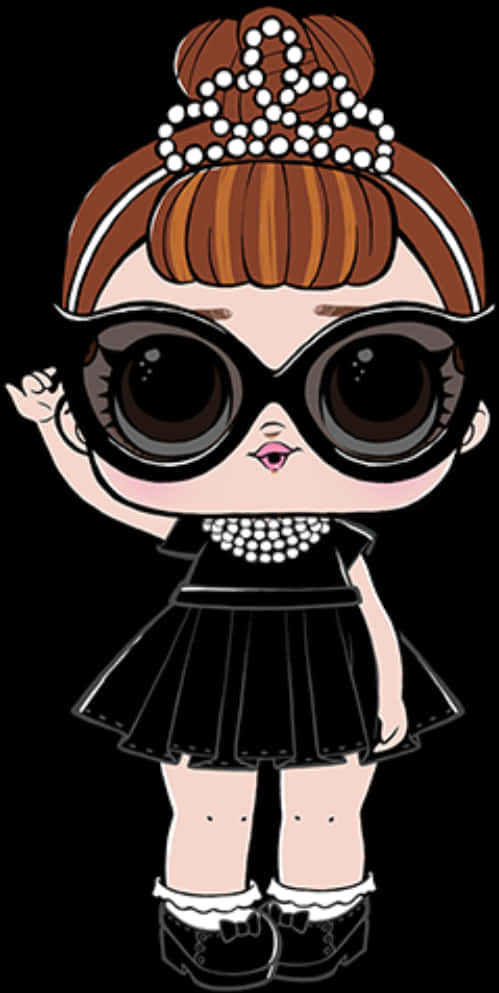 Lol Surprise Doll Chic Style PNG image