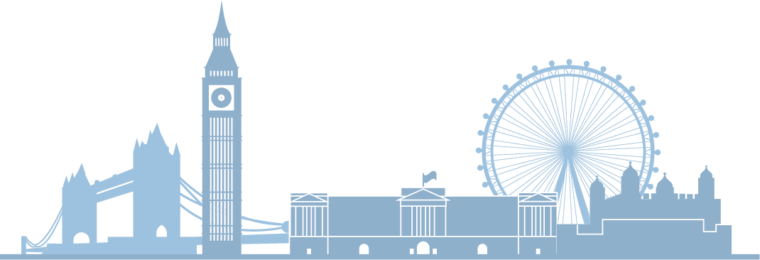 London Skyline Silhouette PNG image