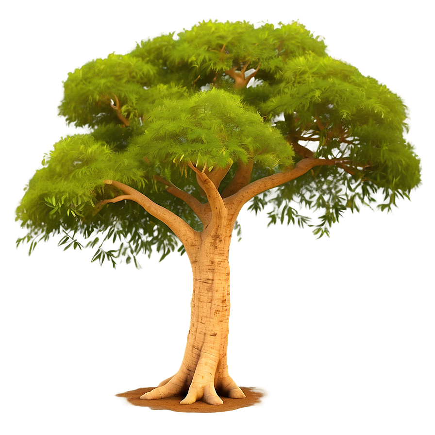 Lone Acacia Tree Savanna Png 06132024 PNG image