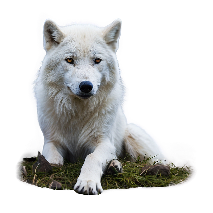 Lone Arctic Wolf Png Fdh79 PNG image