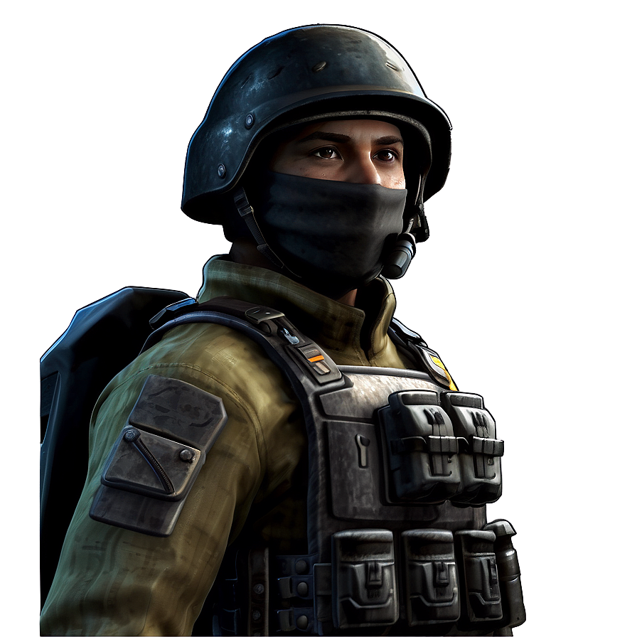 Lone Pubg Soldier Png 46 PNG image