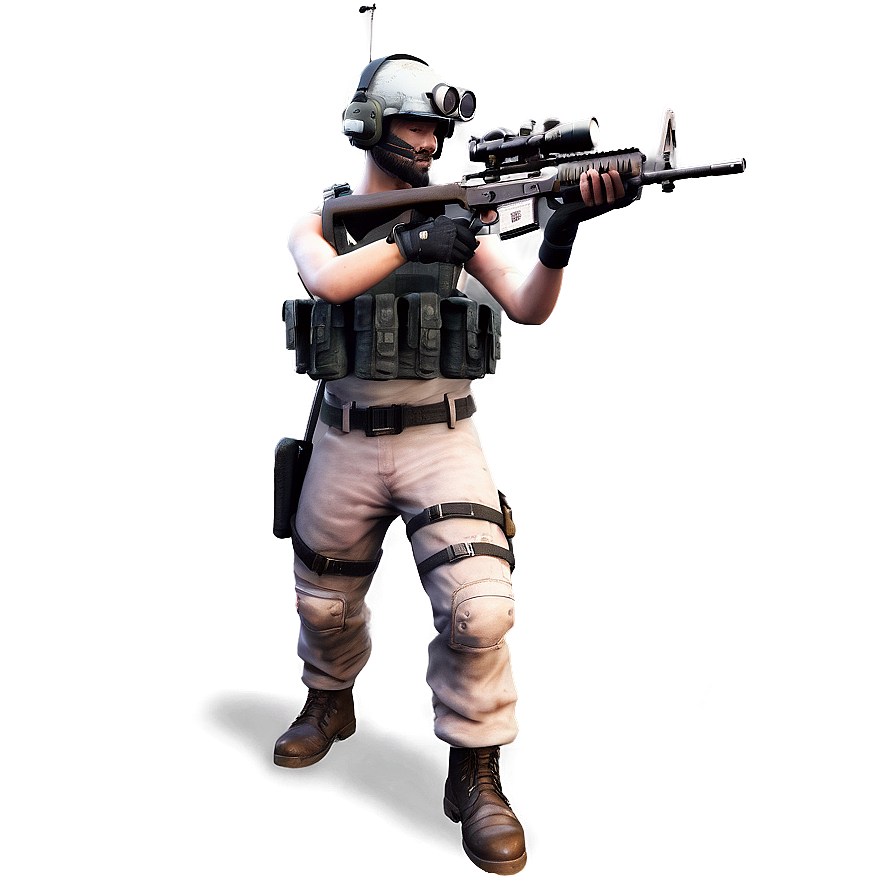 Lone Pubg Soldier Png Syp PNG image