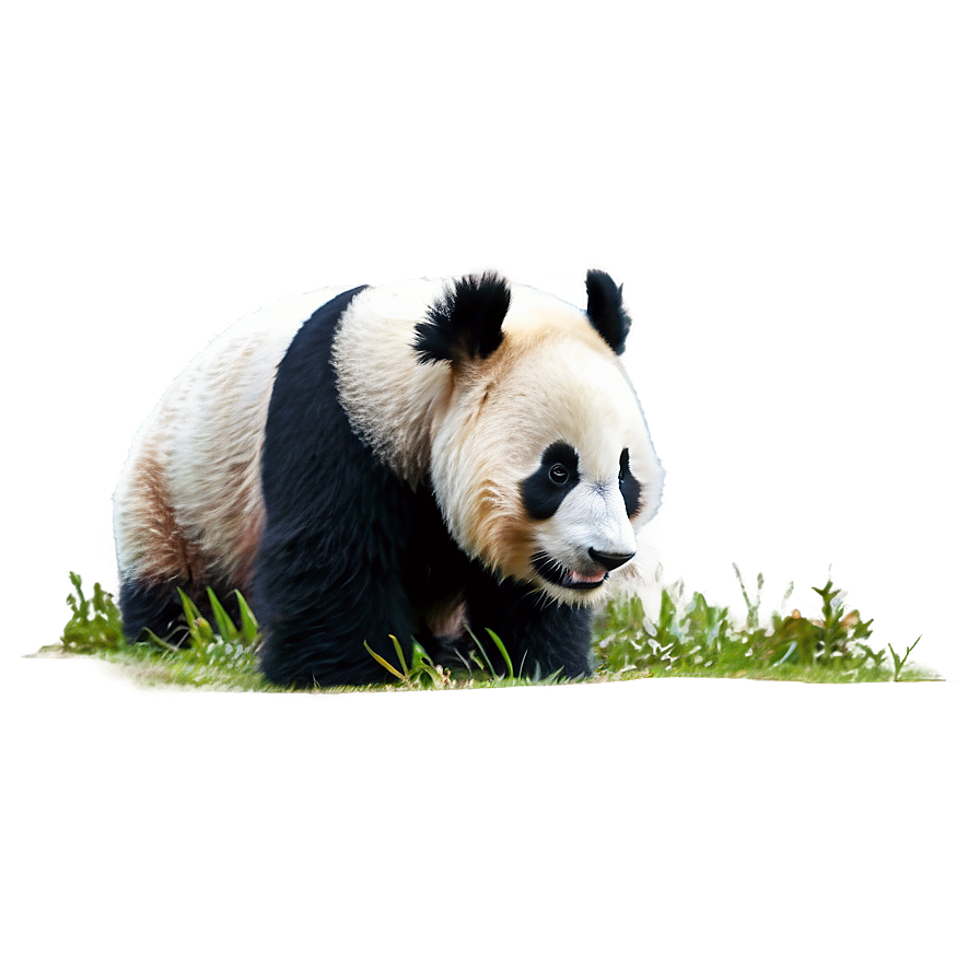 Lonely Panda In Forest Png 05062024 PNG image