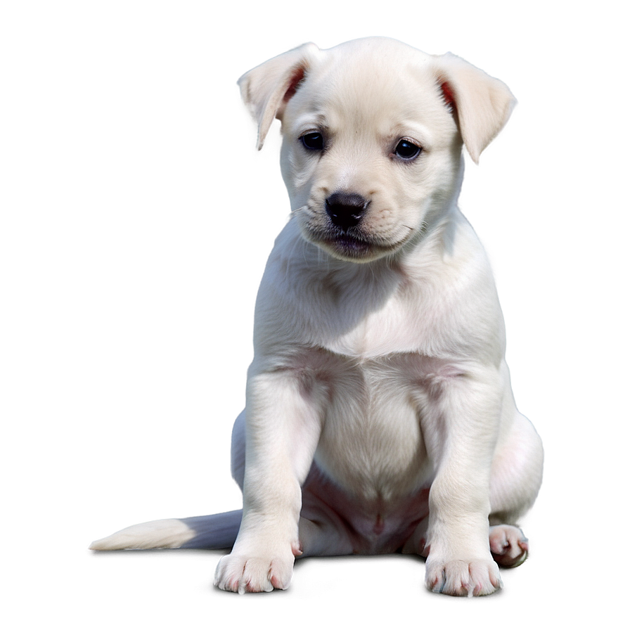 Lonely Puppy Sitting Png 06292024 PNG image