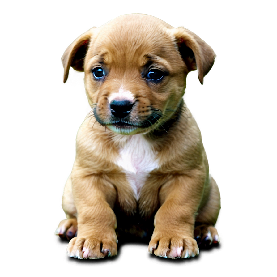 Lonely Puppy Sitting Png 48 PNG image