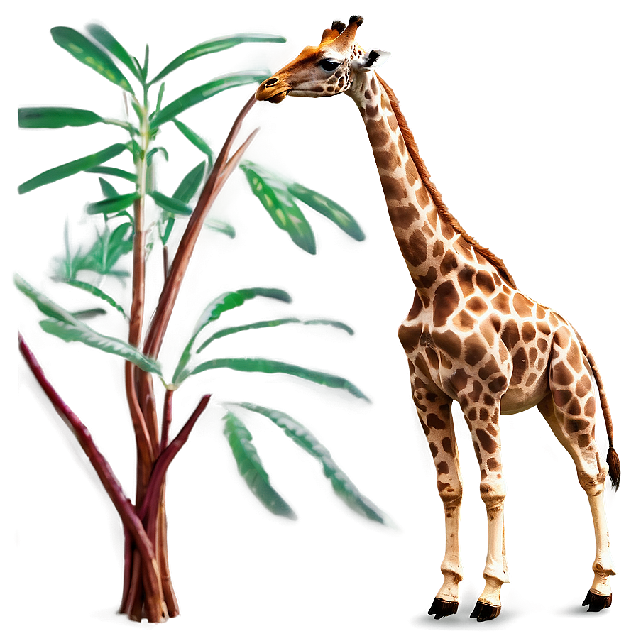 Lonesome Giraffe Journey Png Ibh PNG image