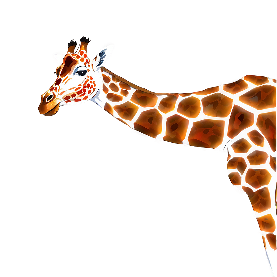 Lonesome Giraffe Journey Png Ogj88 PNG image