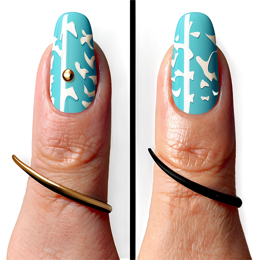 Long Acrylic Nail Ideas Png Hrg76 PNG image