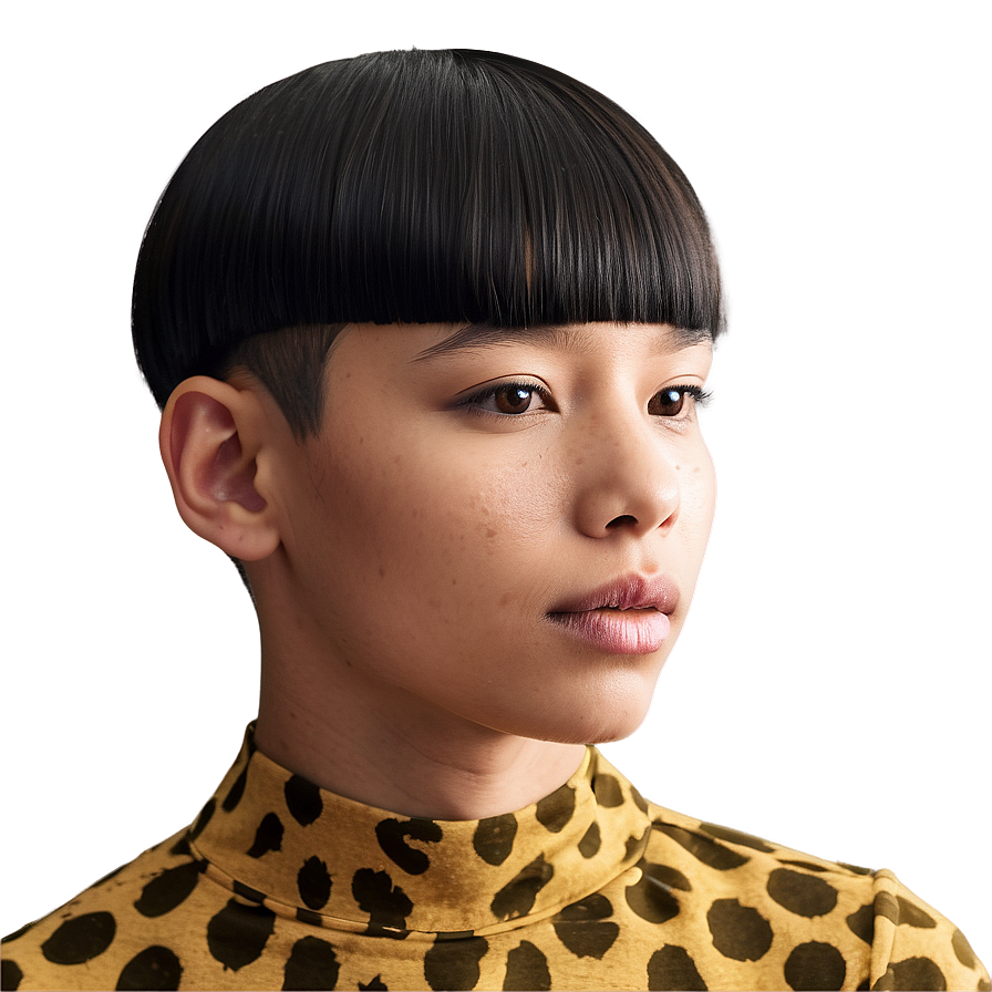 Long Bowl Cut Variation Png Jdn PNG image