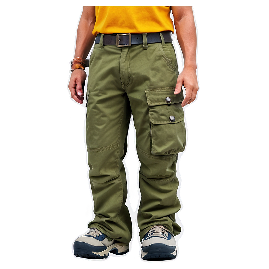 Long Cargo Pants Png Wso PNG image