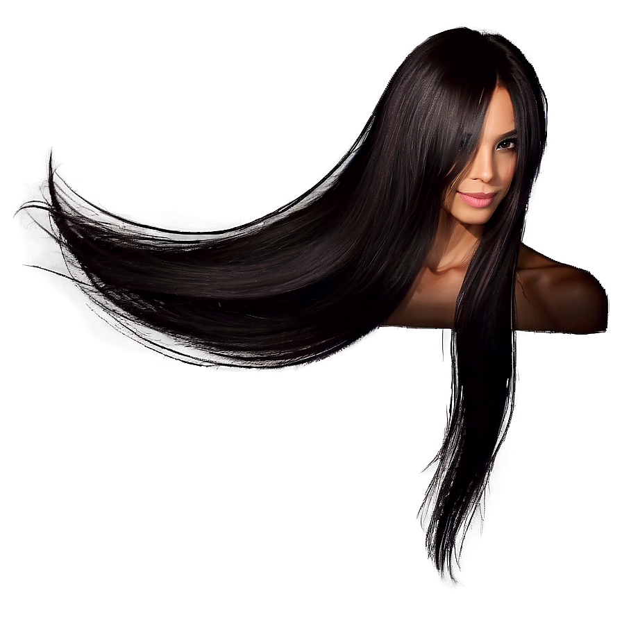 Long Hair Enchantment Png 05242024 PNG image