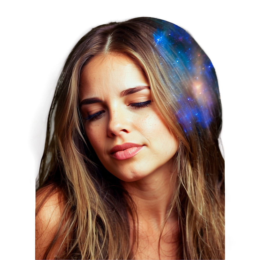 Long Hair Night Sky Png Ygb PNG image