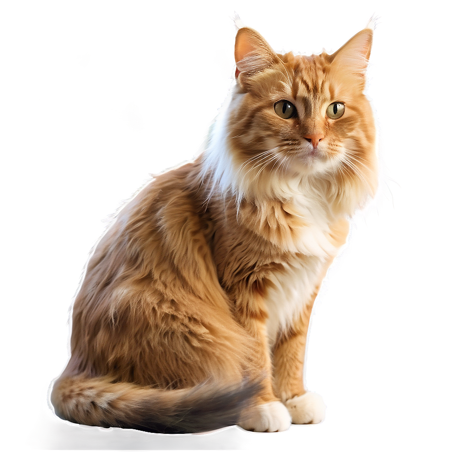 Long Haired Cat Png Wnq31 PNG image