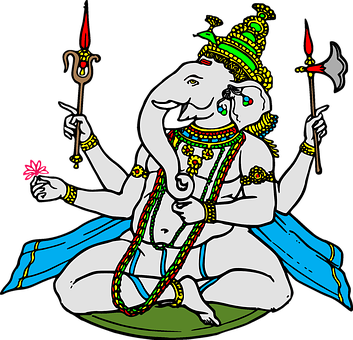 Lord Ganesha Illustration PNG image