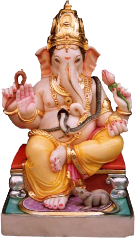 Lord Ganesha Statue PNG image
