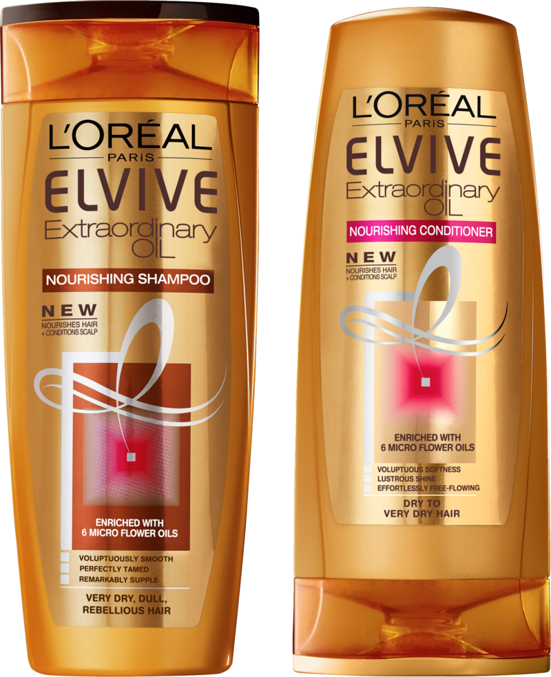 Loreal Elvive Shampooand Conditioner PNG image