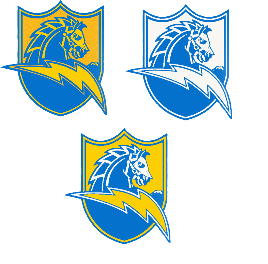 Los Angeles Chargers Logo Variations PNG image