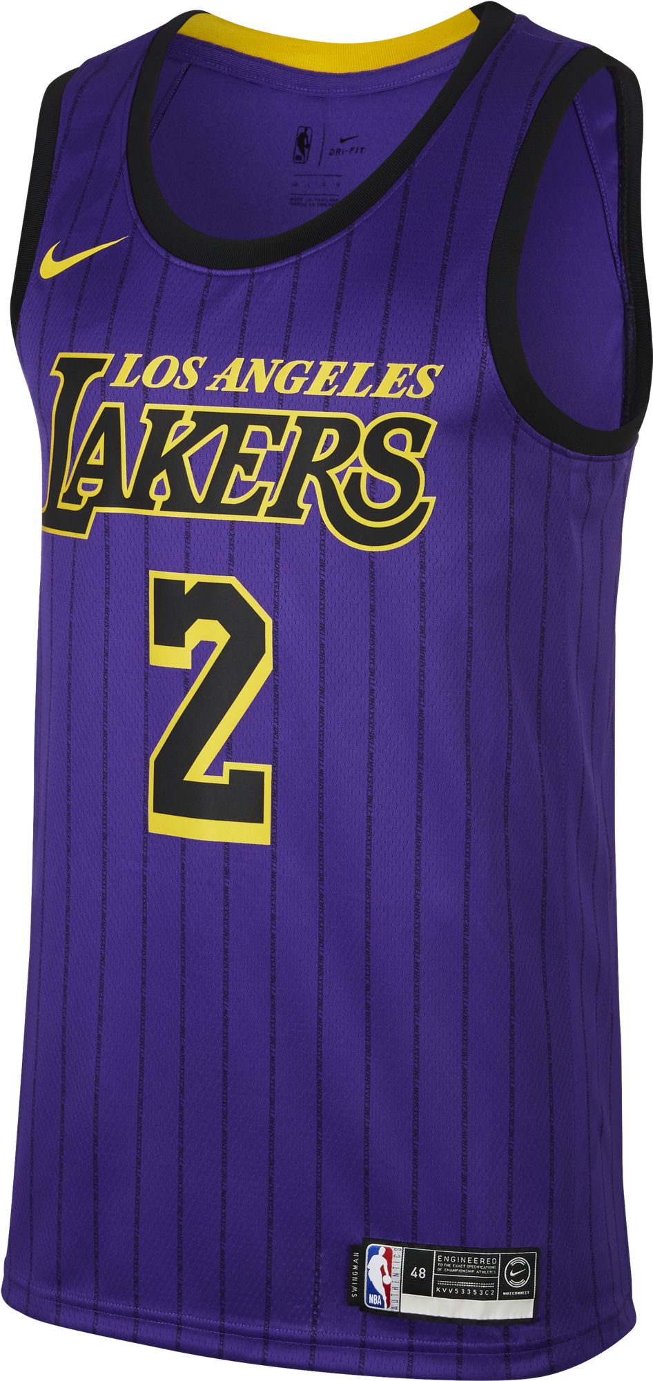 Los Angeles Lakers Jersey Number2 PNG image