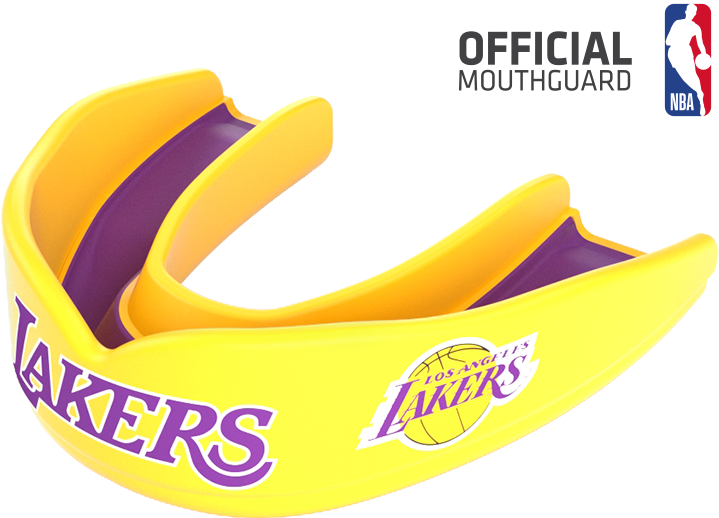 Los Angeles Lakers Official Mouthguard PNG image