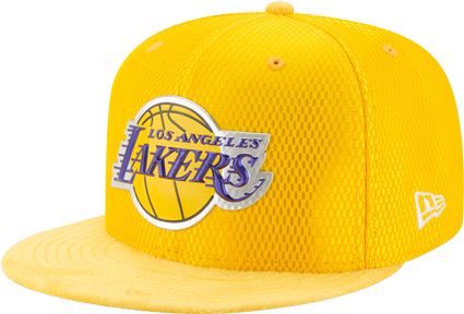 Los Angeles Lakers Yellow Cap PNG image