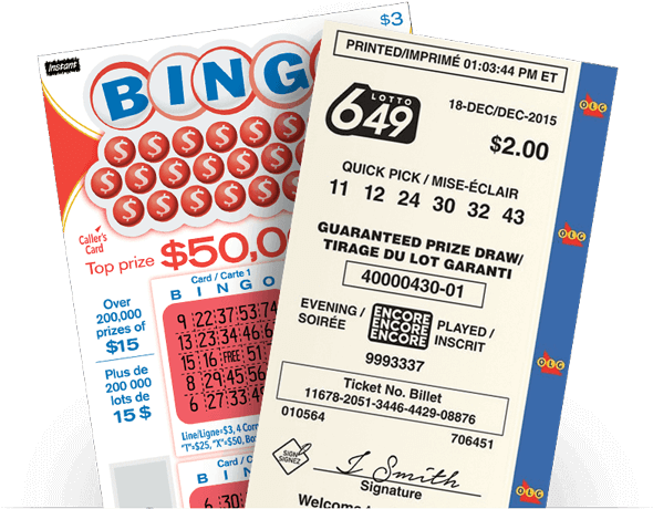 Lottery Ticketsand Bingo Card PNG image