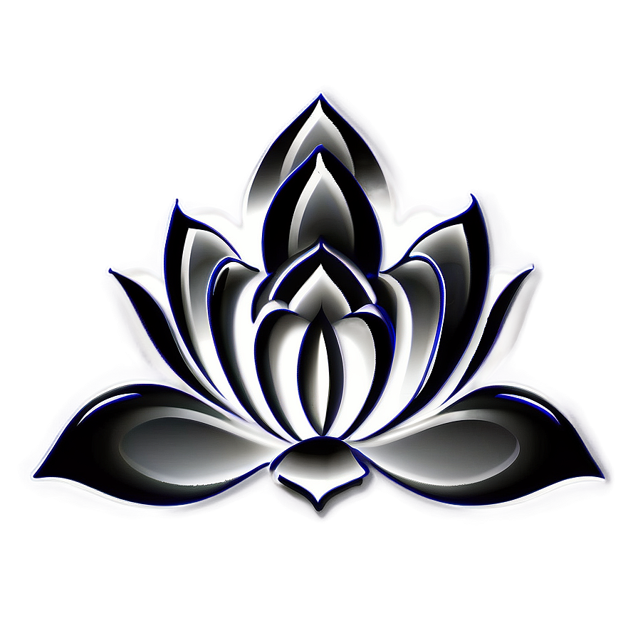 Lotus Flower Outline Png 05252024 PNG image