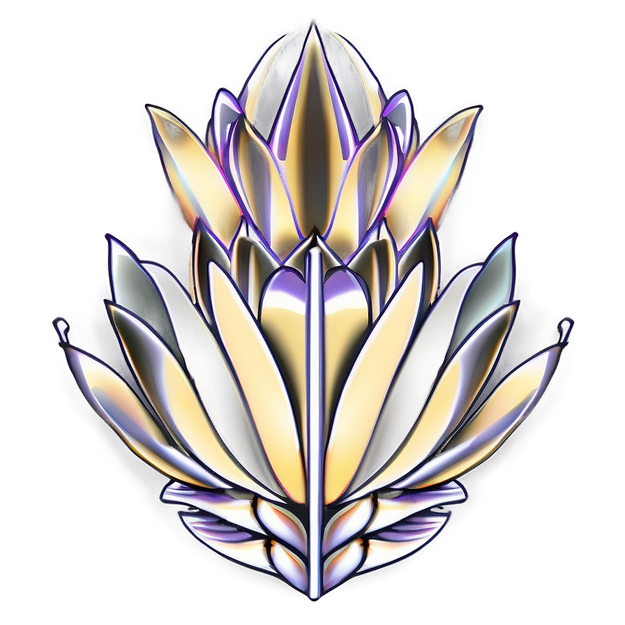 Lotus Flower Outline Png Lel21 PNG image