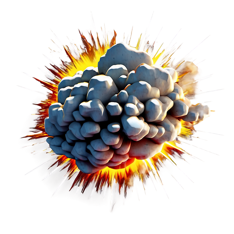 Loud Cartoon Explosion Png 45 PNG image