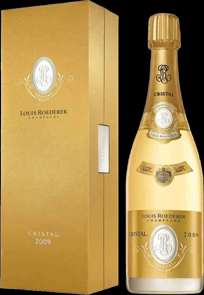 Louis Roederer Cristal2009 Champagne PNG image
