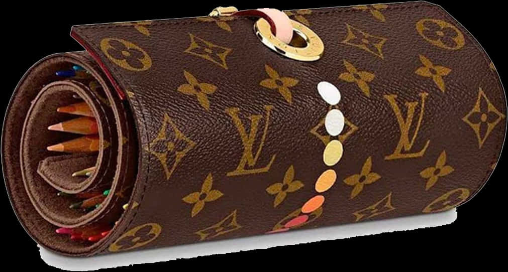 Louis Vuitton Monogram Pencil Case PNG image