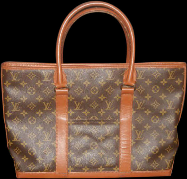 Louis Vuitton Monogram Tote Bag PNG image