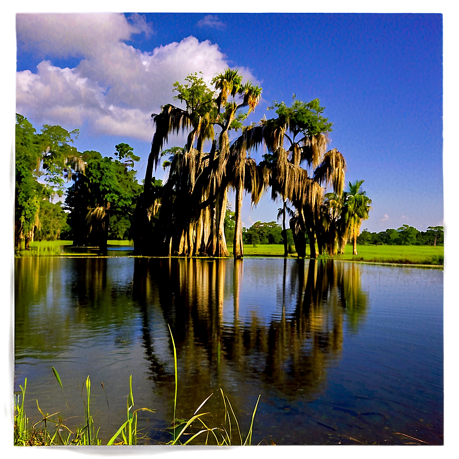 Louisiana Bayou Landscape Png Gmd13 PNG image