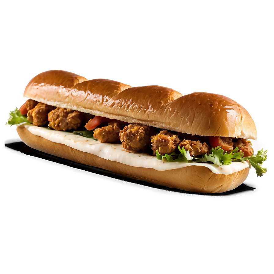 Louisiana Po'boy Sandwich Png 68 PNG image