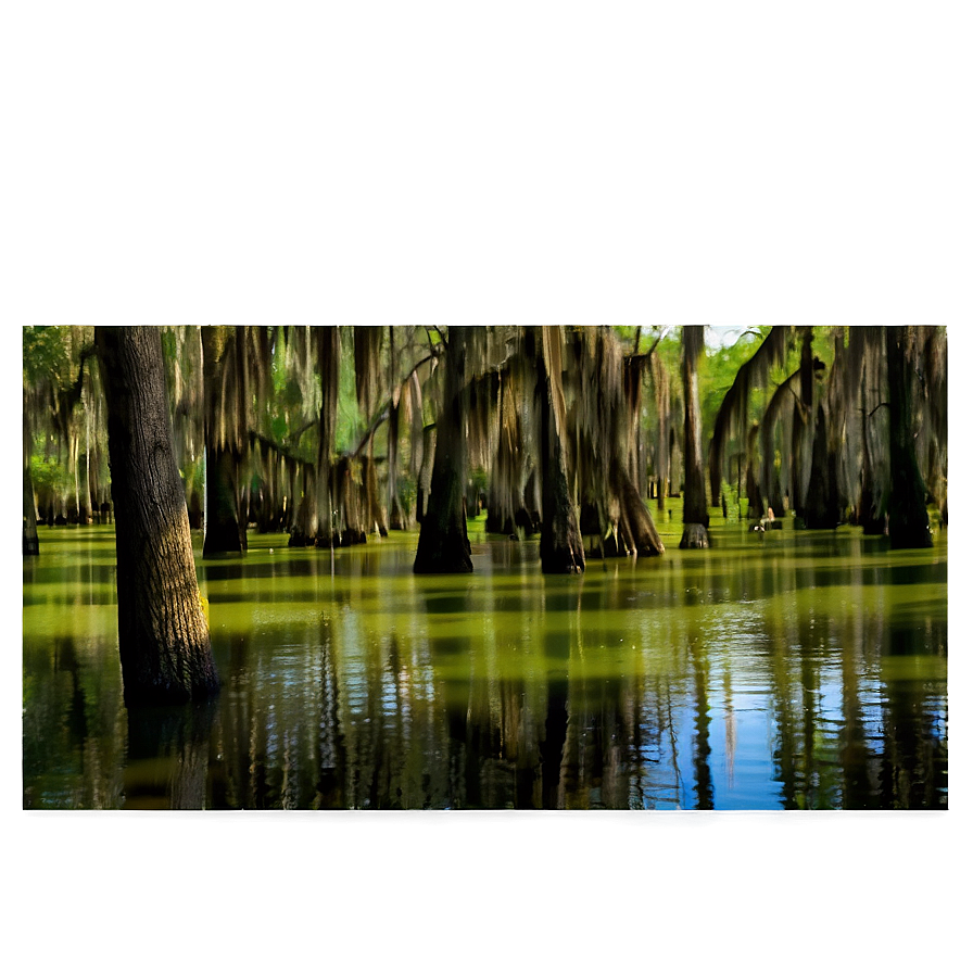 Louisiana Swamp Scene Png 06122024 PNG image