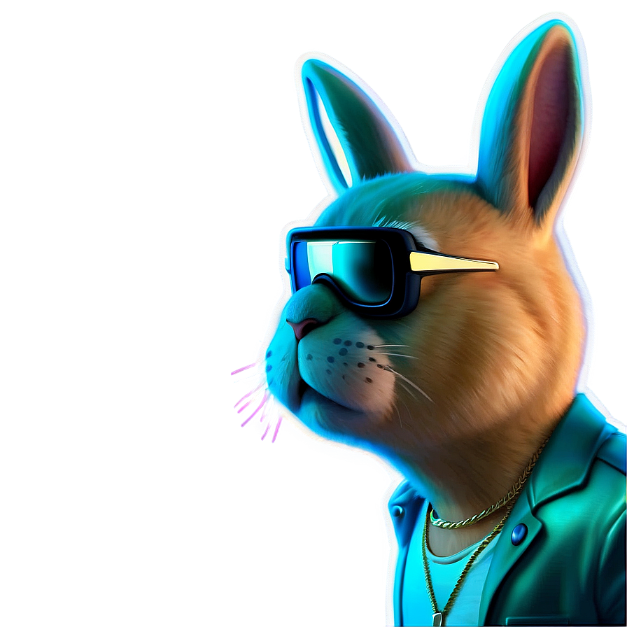 Love Bad Bunny Stickers Png Syi8 PNG image