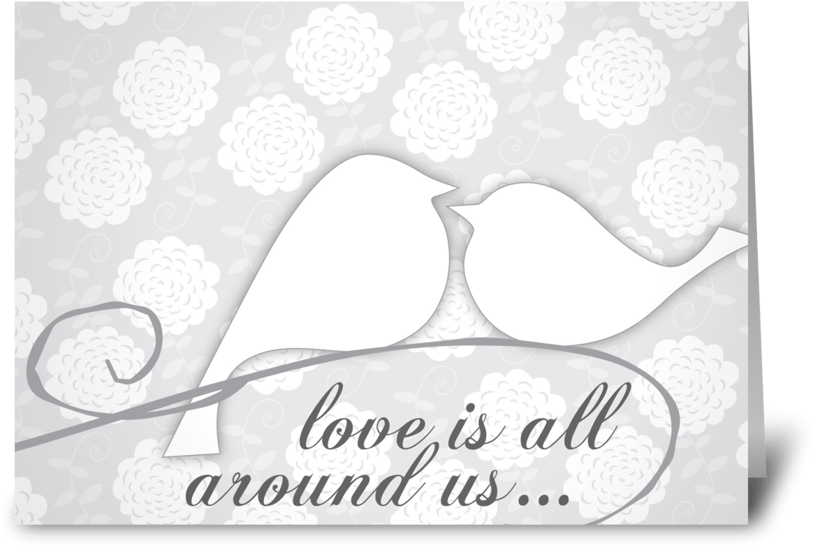 Love Birds Graphic Design PNG image