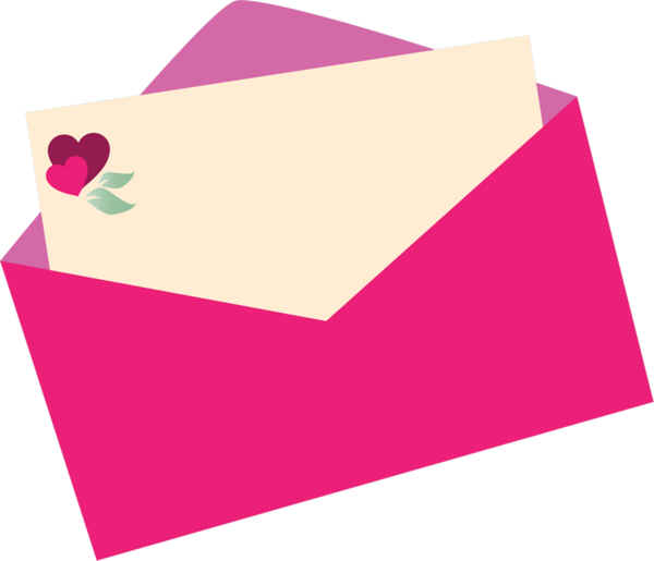 Love Envelope Design PNG image